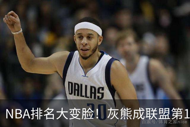 NBA排名大变脸！灰熊成联盟第1，火箭第2，湖人掉第5，东部3队抢第1